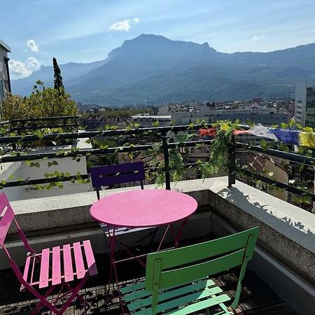 Le Rooftop Calme Et Terrasse A 1 Minute De La Gare Гренобль Экстерьер фото